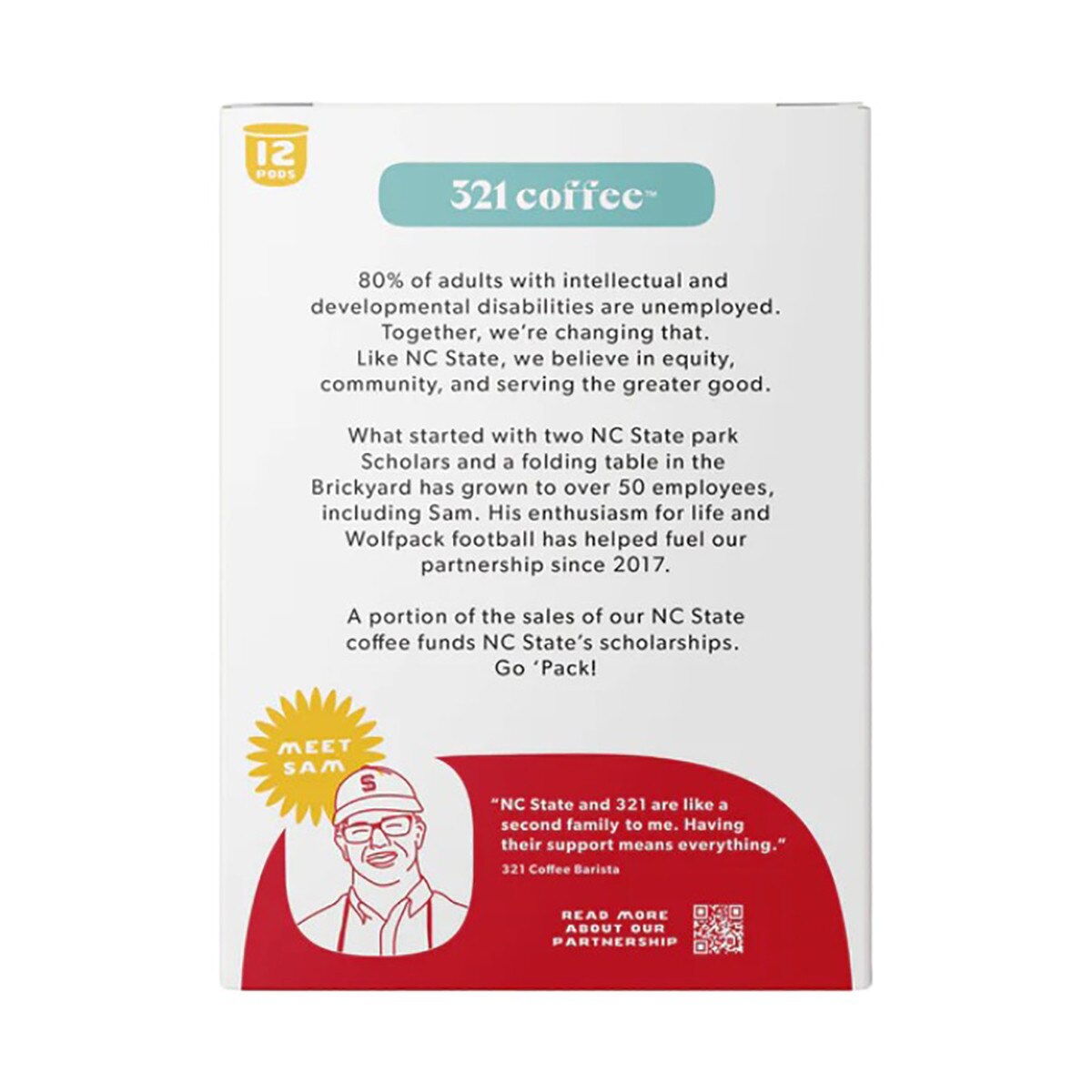 321 Coffee Greater Good - 12 Pack C